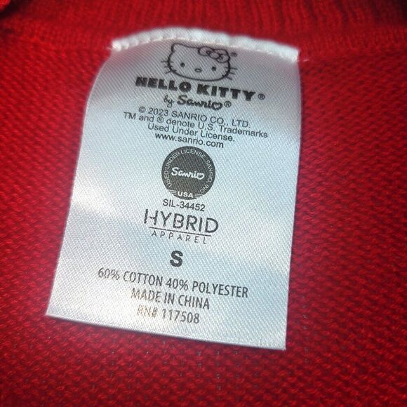 Sanrio red sitting Hello Kitty bows sweater - Picture 6 of 6